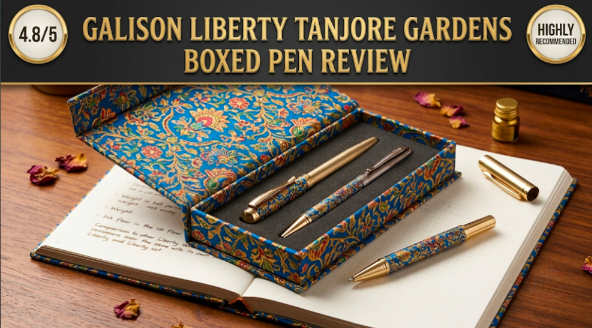 Galison Liberty Tanjore Gardens Boxed Pen Review