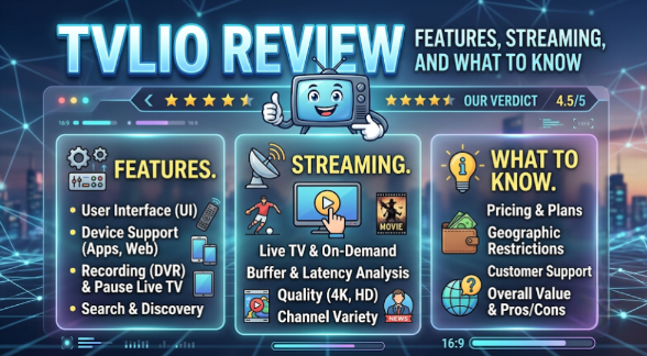 TVLIO Review: Features, Streaming, and What to Know